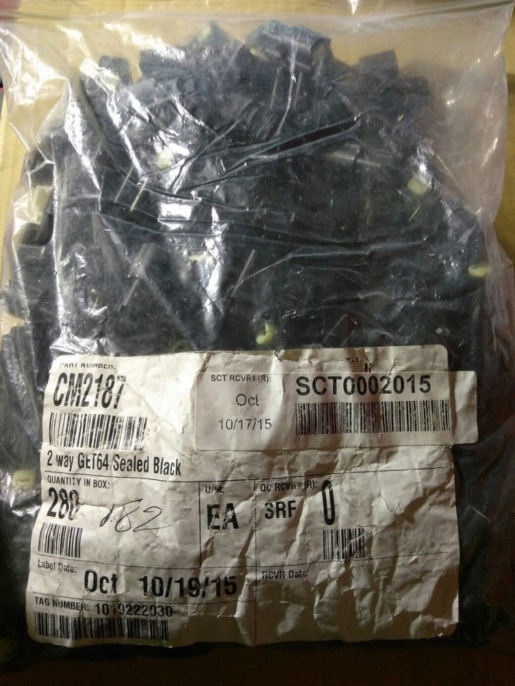 Automotive Connectors 2.54MM SLD SNG ROW CRIMP HSG 2 CIRC BLK