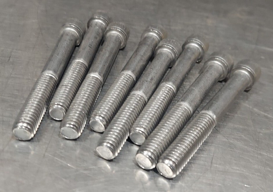 Lot Of 8 - Socket Head Cap Screws - Stainless Steel (3/8-16 x 3-1/4)