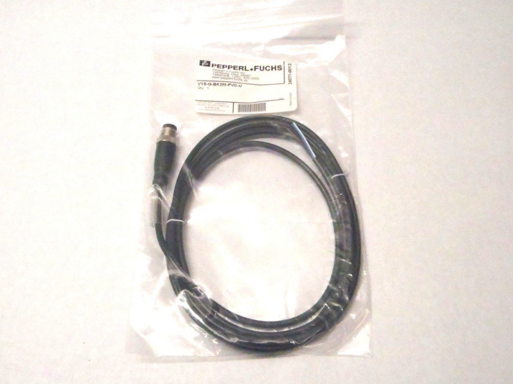 Pepperl+Fuchs V1S-G-BK2M-PVC-U Cordset Single-Ended M12 Straight 240771-0012