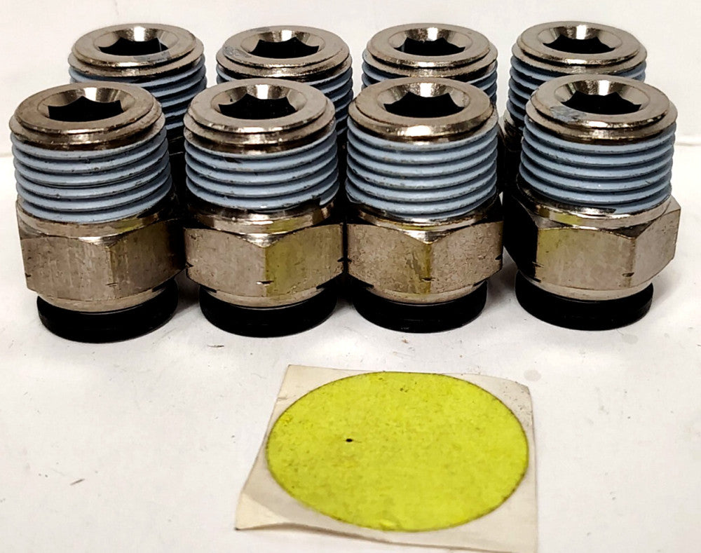 UNBRANDED 1/2" X 1/2" NPT MALE STRAIGHT CONNECT MS12-12N **LOT OF 5**