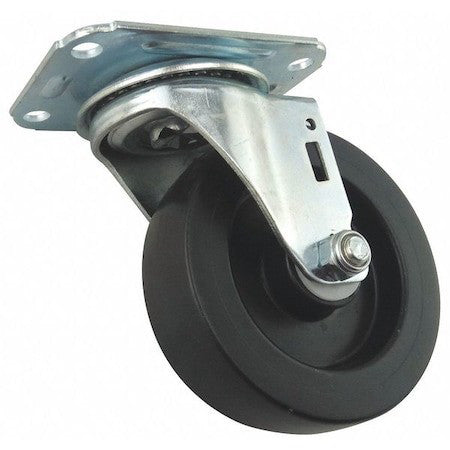 Zoro Select 426A81 Plate Caster,Swivel,198 Lb.,Light-Duty