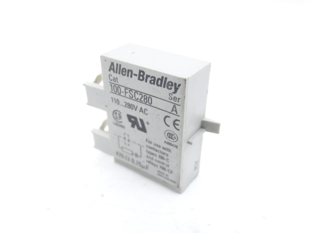 ALLEN BRADLEY 100-FSC280 SURGE SUPPRESSOR USED