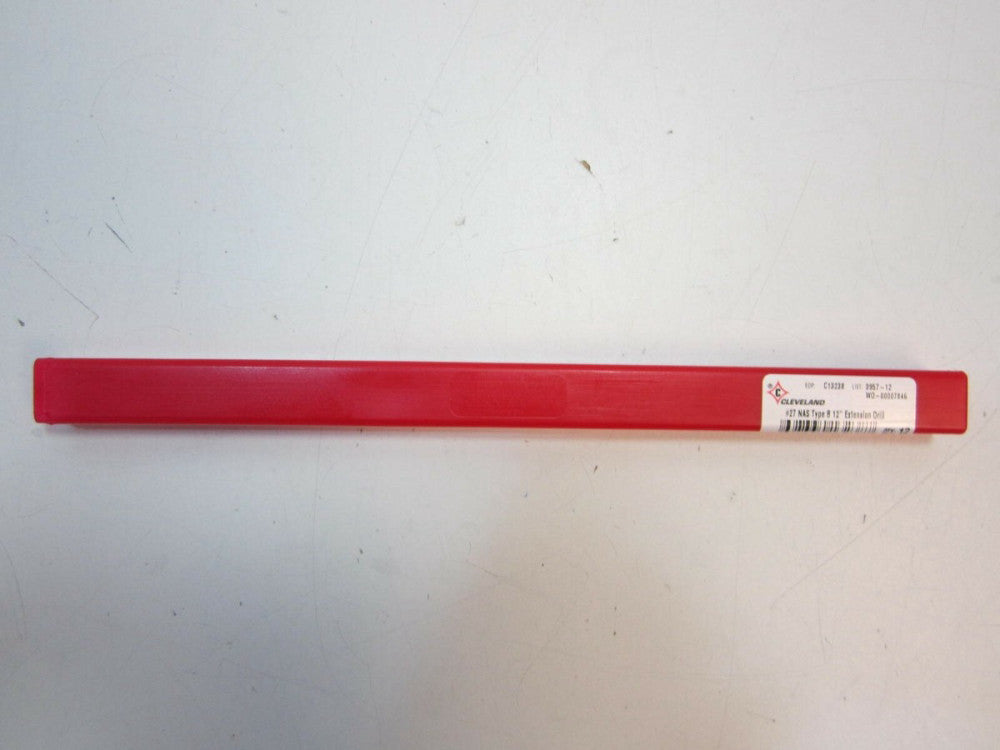 Cleveland (C13238) #27 High Speed Steel Aircraft Extension Drill Bits - Qty 12