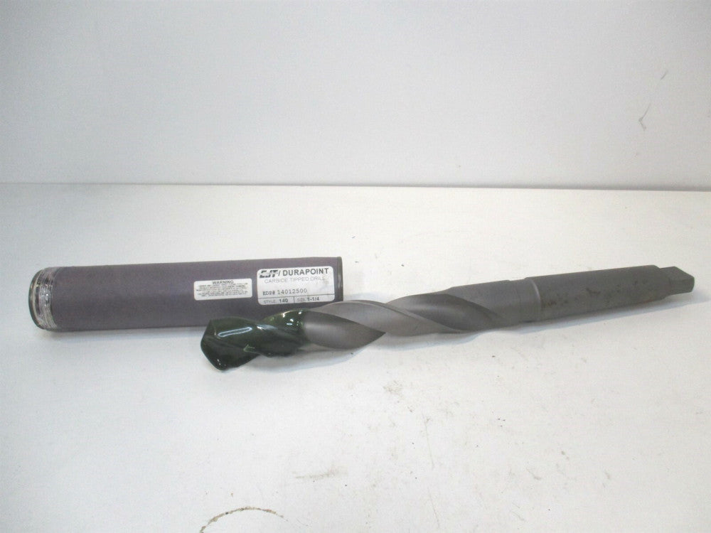 CJT KoolCarb (14012500) 1-1/4" 140 Carbide Tipped Tapered Shank Drill Bit 