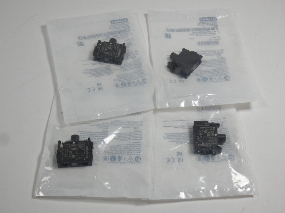 *Lot of 4* Siemens 3SU1401-1BB60-1AA0 Led Light Module 24VAC/DC - NEW Surplus!
