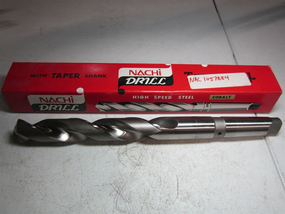 Nachi (1057884) 1-1/4" 118° 13-1/2" OAL M35 5% Cobalt Coolant Fed Drill