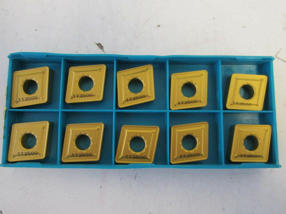 TaeguTec (CNMG 190616) RT TT3500 Carbide Indexable Inserts - Lot of 10 