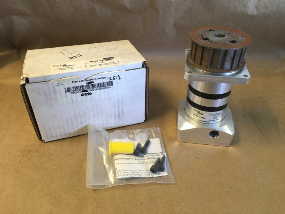 AUTOMATION DIRECT PGCN34-2550 SURE GEAR PRECISION PLANETARY GEARBOX, 25:1 RATIO