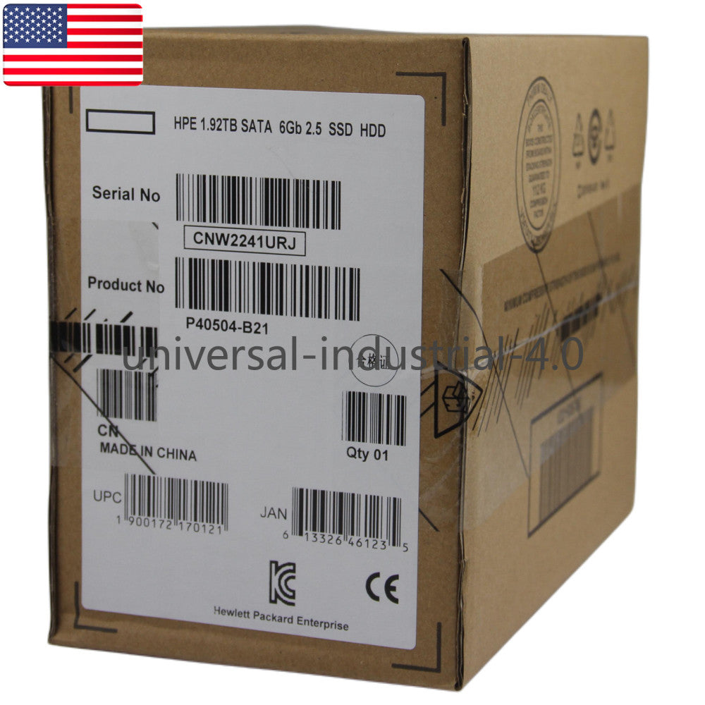 New P40504-B21 P41529-001 HPE 1.92TB SATA 6G Gen9 Gen10 Plus V2 SSD - US Stock