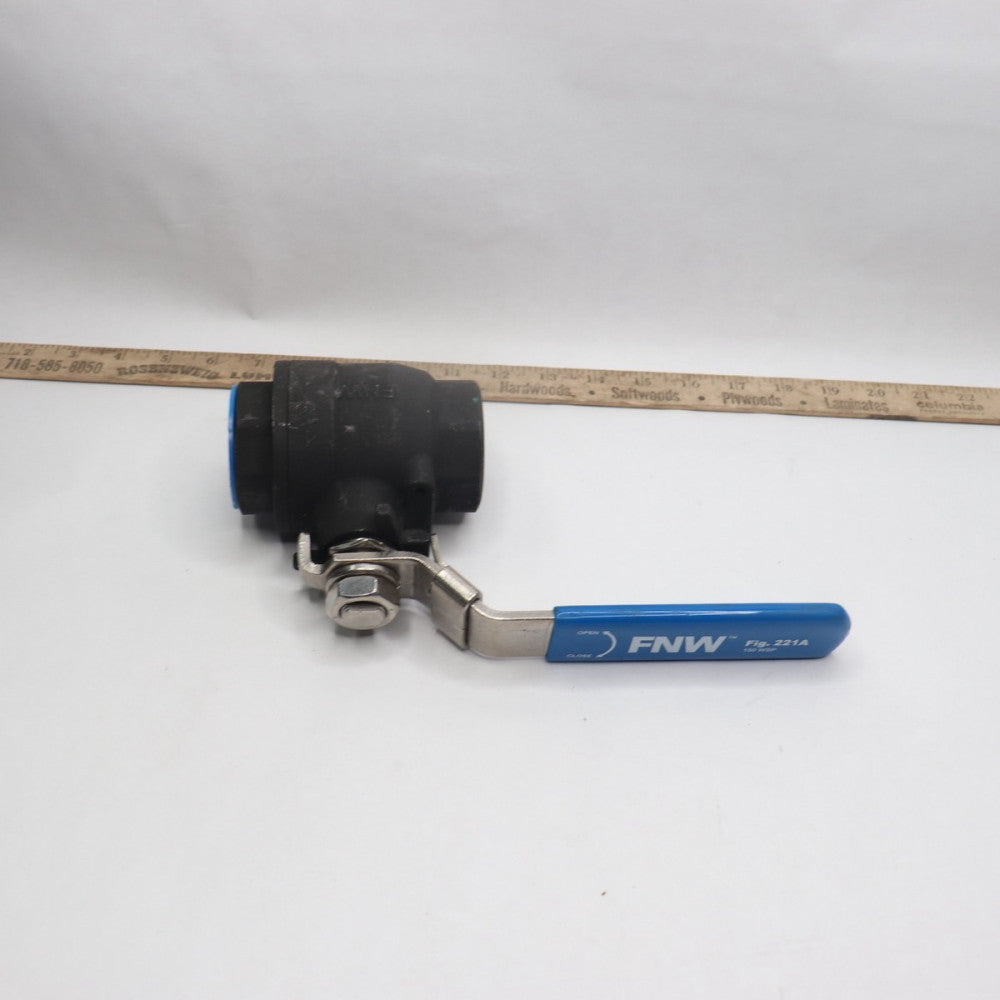 FNW Full Port Ball Valve Carbon Steel #1500 1-1/2" NPT 221A