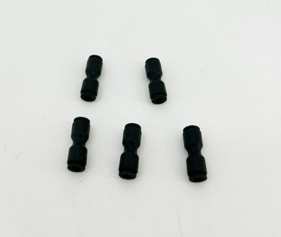 Lot of 5 New Lawson 86780 Unions, 5/32" Tube OD, Glass Reinforced Nylon
