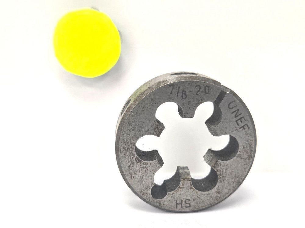 UNEF CIRCLE  7/8-20  THREADING DIE HS