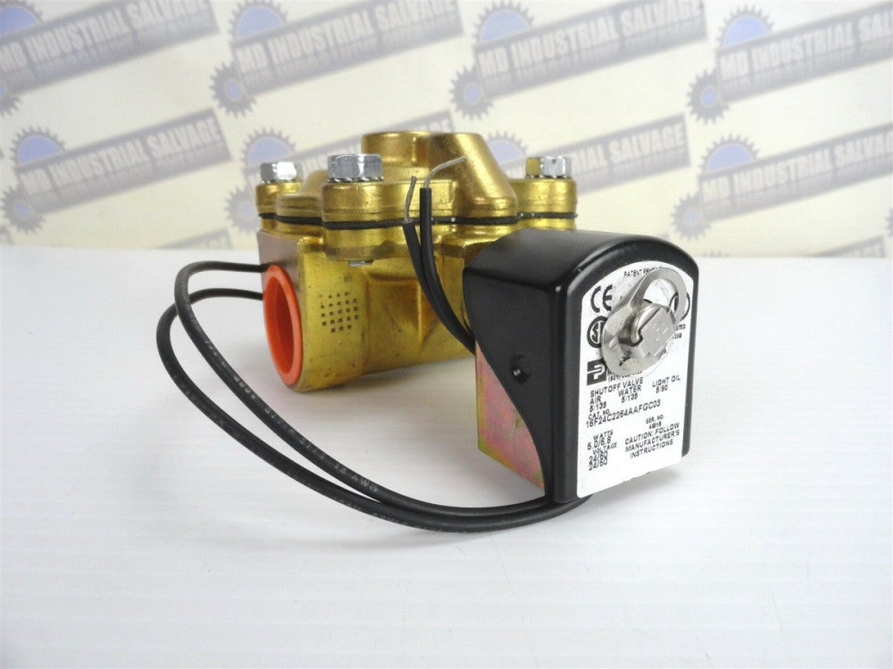 PARKER - 16F24C2264AAFGC03 Shut Off Valve, Full Assembly 24/60 Volt (NEW in BOX)