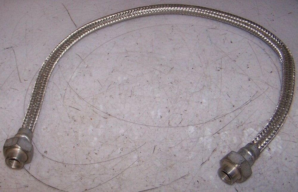 NEW 36" LONG 3/8" NPT 304 STAINLESS STEEL FLEXIBLE BRAIDED HOSE CLASS 150