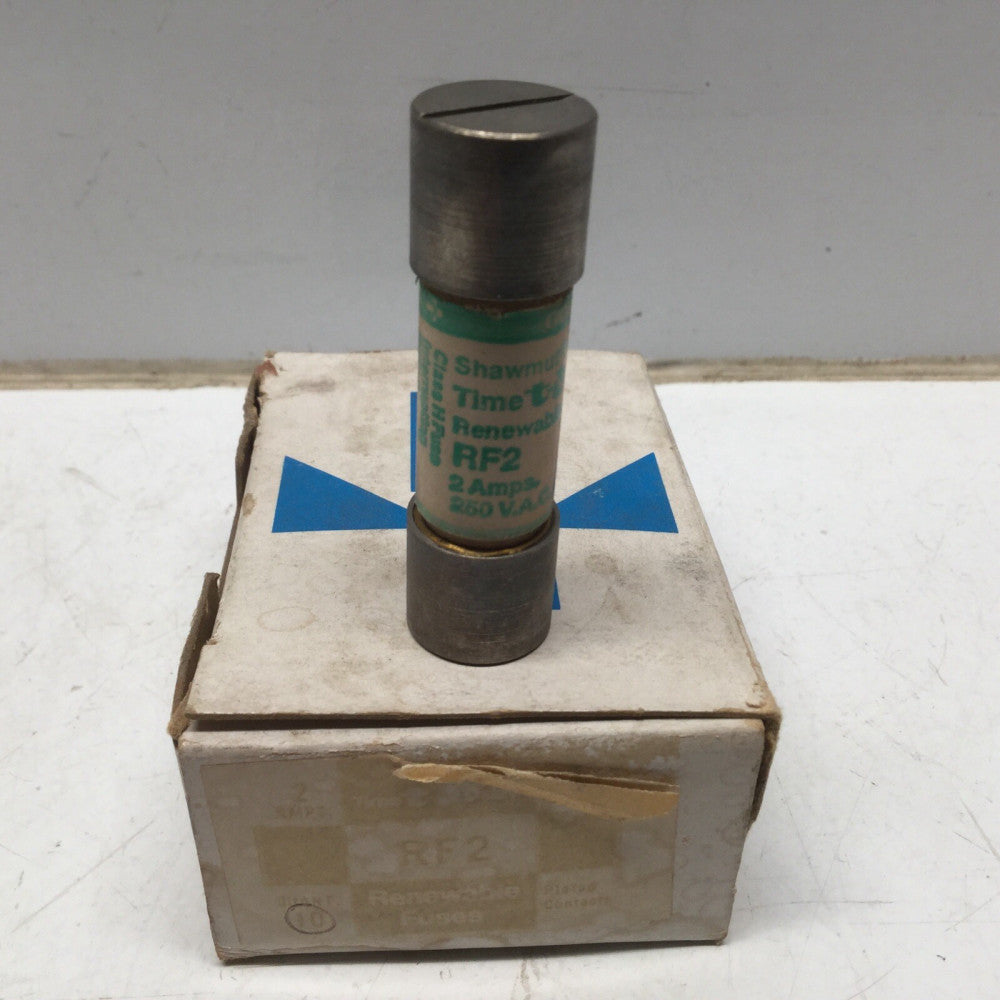 GOULD SHAWMUT RF2 Renewable Fuse 2 AMP 250VAC (LOT of 10)