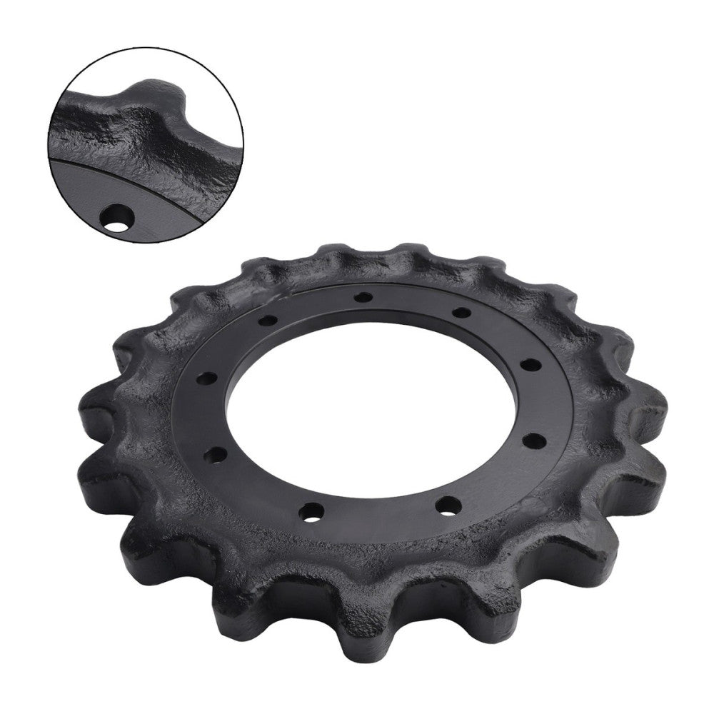 V0611-21112  Sprocket For Kubota SVL90/SVL90-2/ SVL95/ SVL95-2 9 Hole 17 Teeth
