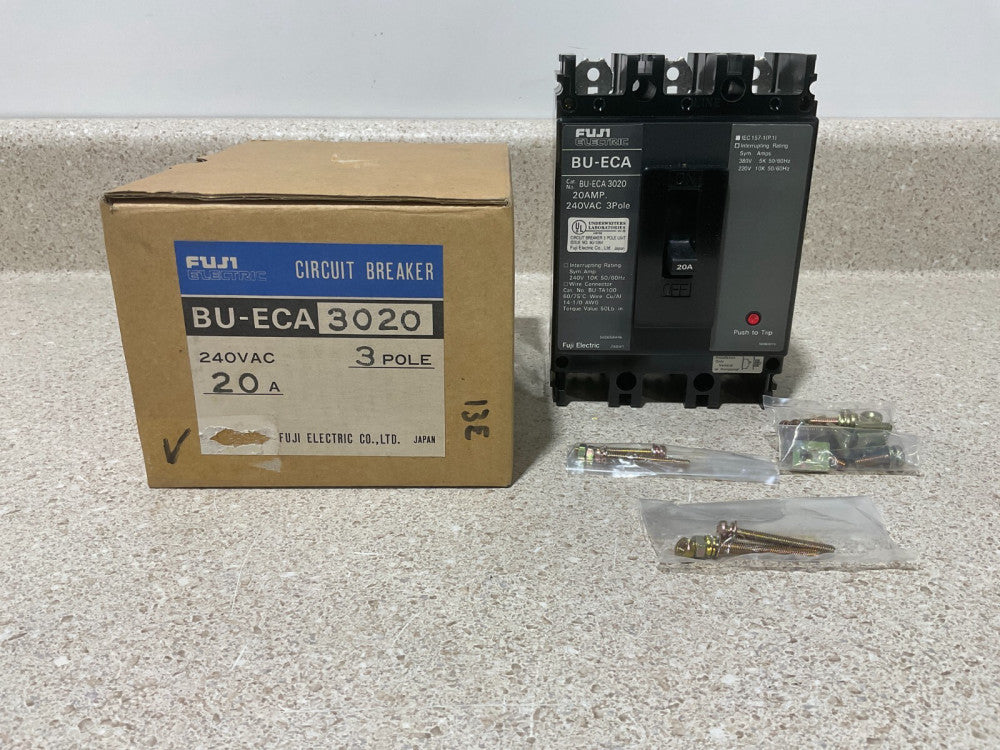 Fuji Electric BU-ECA 3020 3Pole, 20Amp NEW