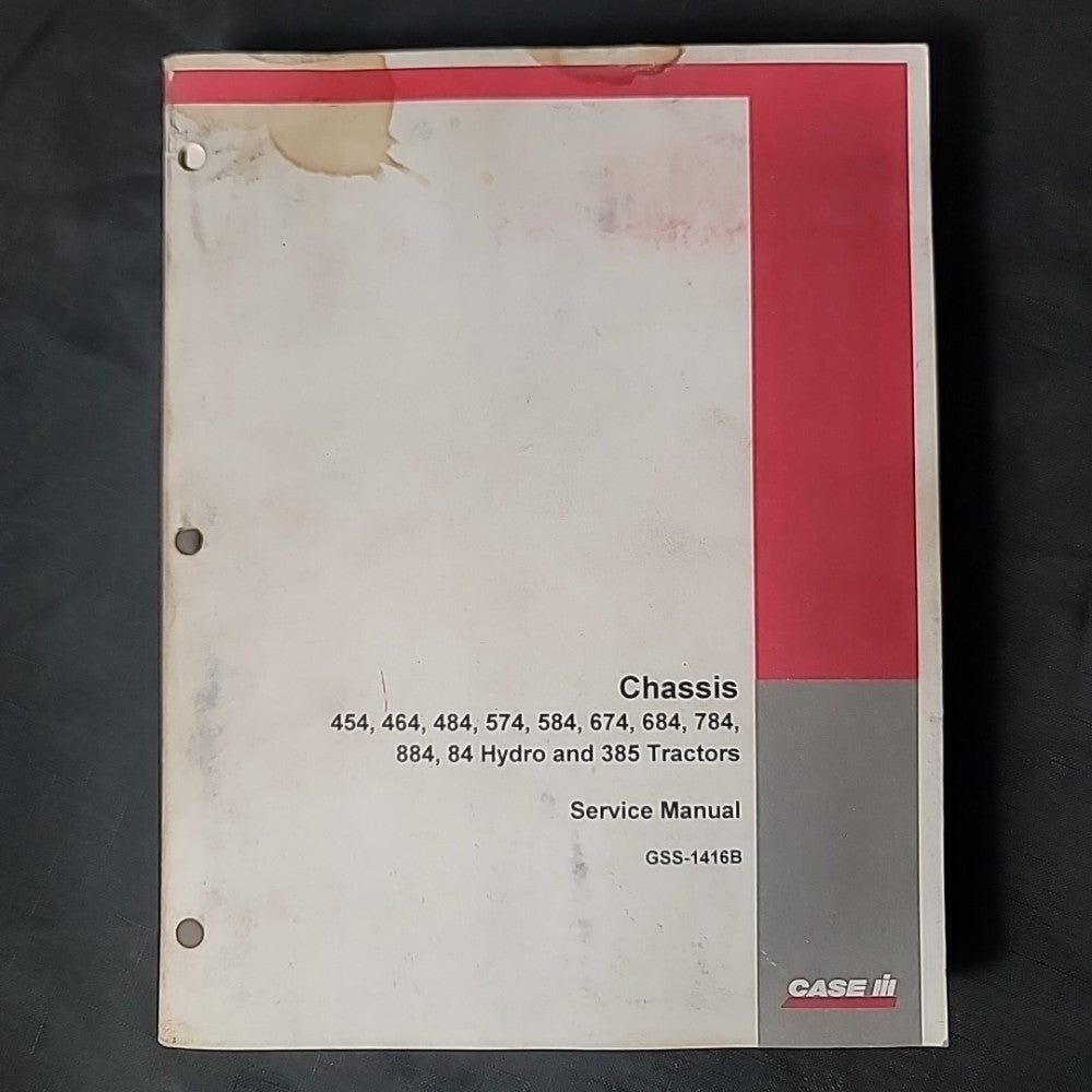 Case 454 464 484 574 584 674 784 884 84 Hydro 385 Chassis Tractor Service Manual