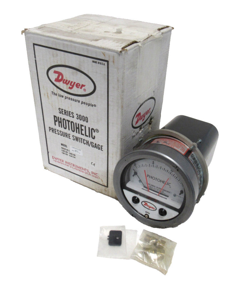 NEW DWYER A3000-15HG-TAMP PRESSURE SWITCH A300015HGTAMP
