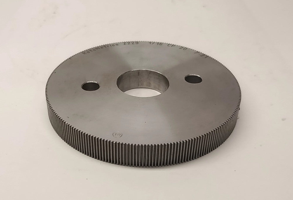 RotoMetrics Z229 Used Drive Gear 1/16 CP 20 7-21 for rotary die