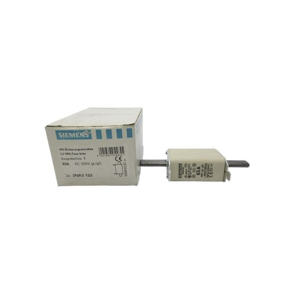 SIEMENS 3NA3122 500VAC 63A (PKG OF 3) NSMP