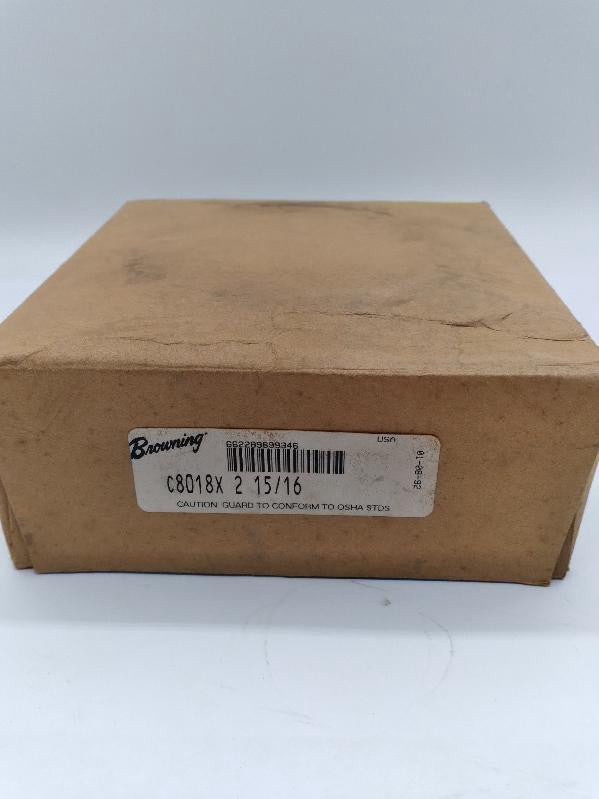 Browning C8018X 2-15/16 Chain Coupling Gear Pulley 2-15/16" Shaft 