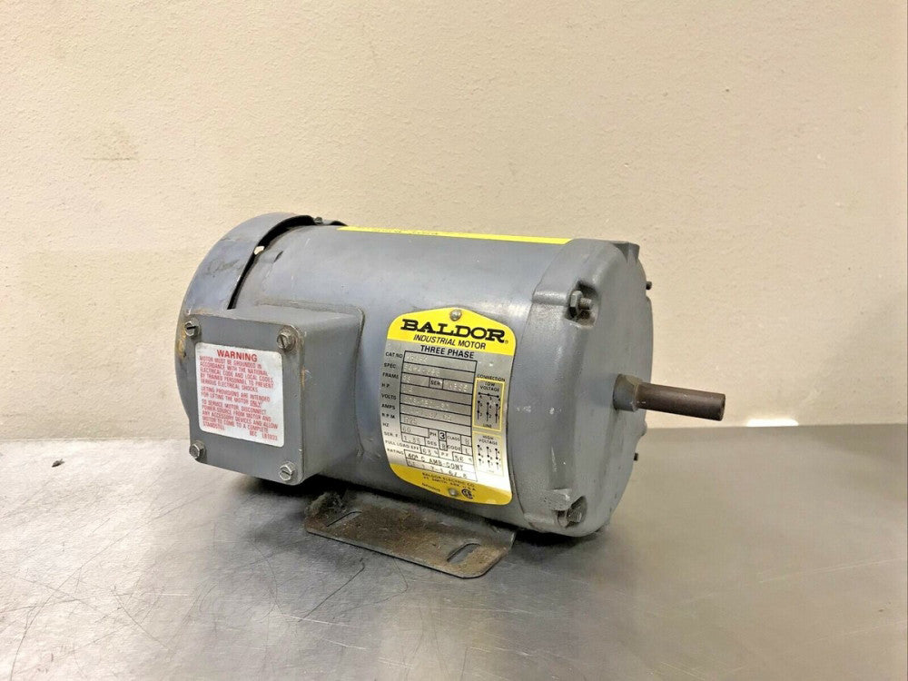 BALDOR M3454 MOTOR 1/4HP, 1725RPM, 230/460V, 3PH, 60Hz