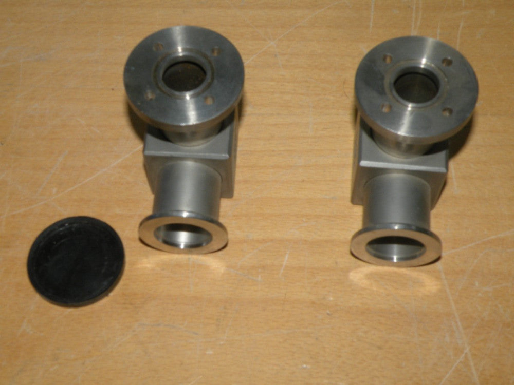 (2) Leybold Adapting High Vacuum Elbows