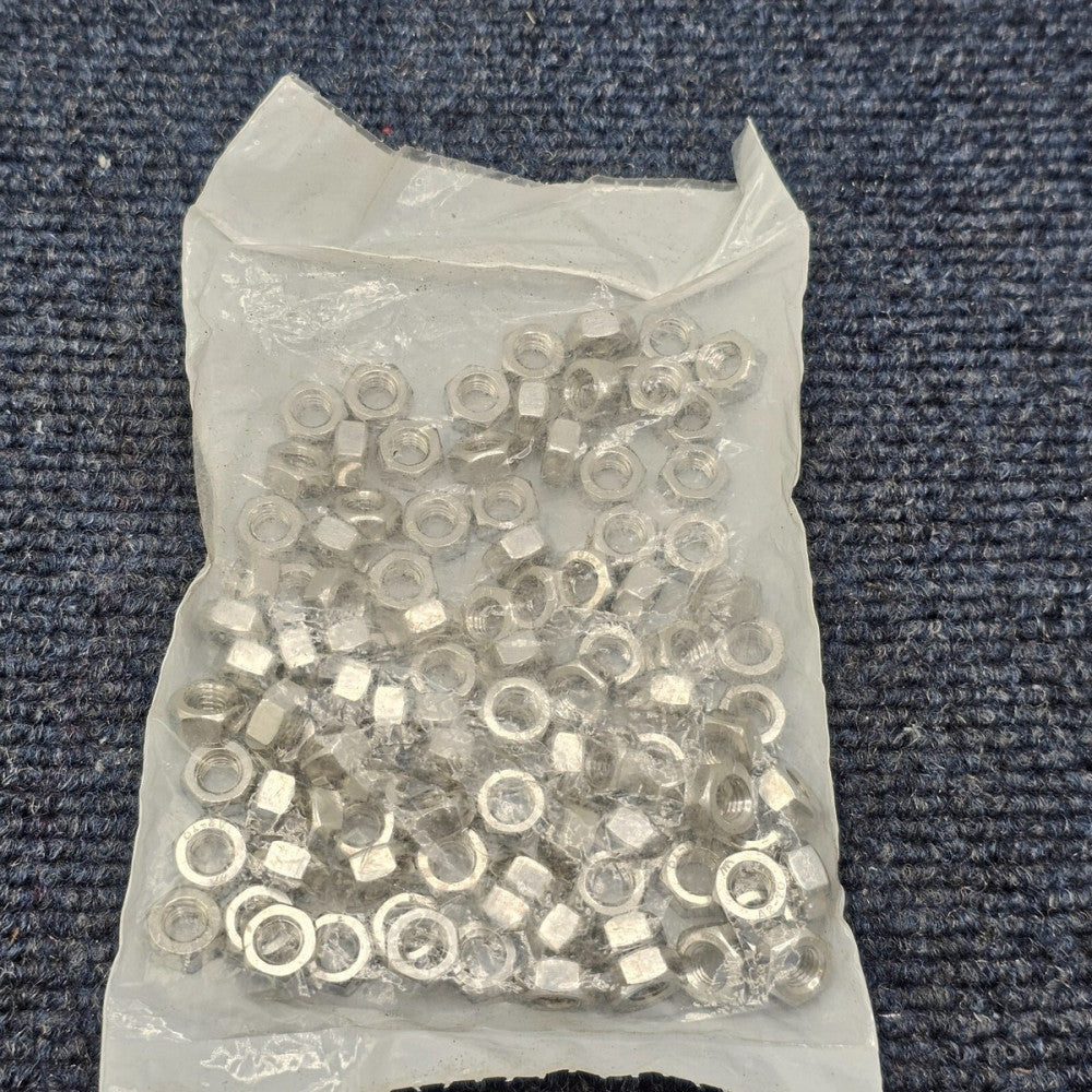 ( QTY 100 ) 0934A2M6: M6 Hex Nut A2 DIN 934