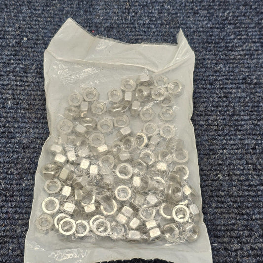 ( QTY 100 ) 0934A2M6: M6 Hex Nut A2 DIN 934