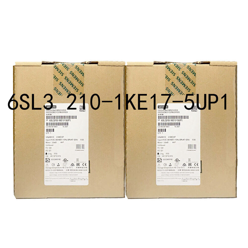 NEW SIEMENS 6SL3210-1KE17-5UP1 6SL3 210-1KE17-5UP1 G120C inverter 3KW