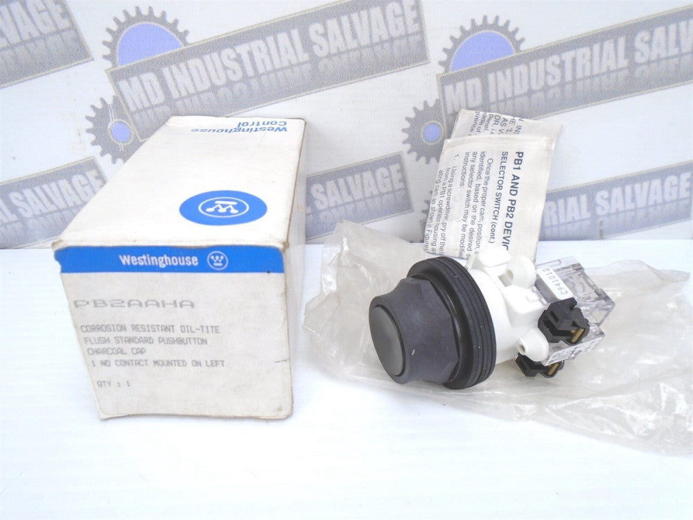 Westinghouse - PB2AAHA - Flush Standard Push Button - OIL TITE - (NEW in BOX)