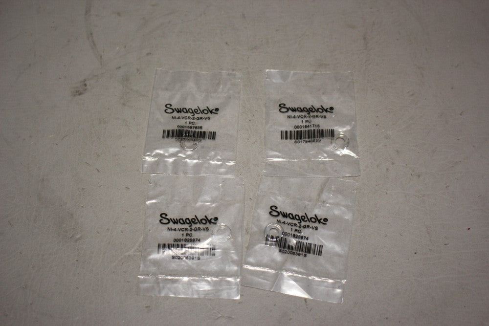 NEW  LOT OF 4 SWAGELOK NI-4-VCR-2-GR-VS GASKET
