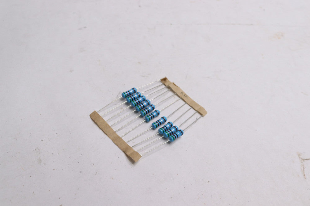 (10-Pk) Metal Film Resistor 5.1 Ohm 2 W 1%