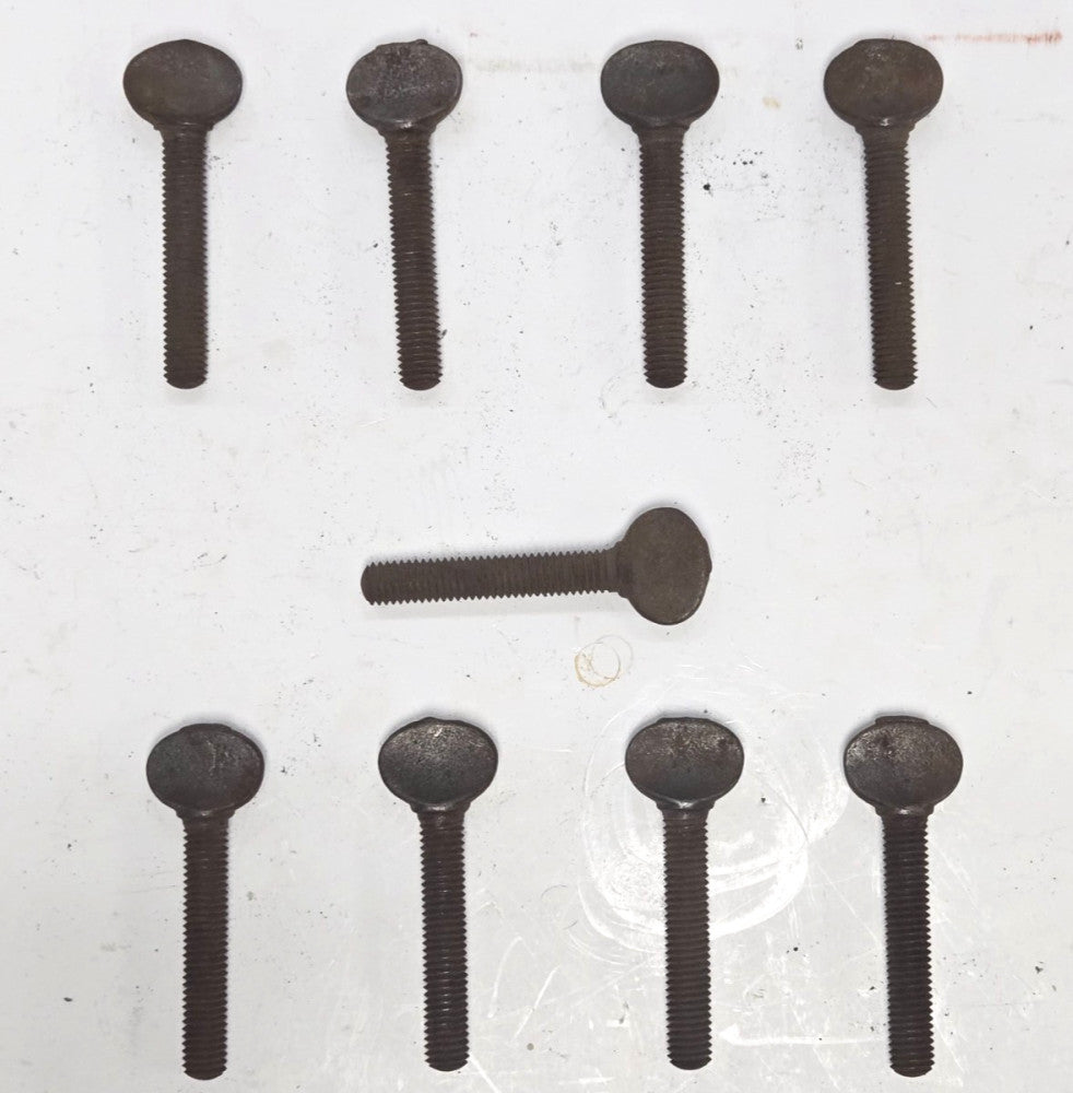 SPADE HEAD THUMB SCREWS 14G 3-1/2" OAL 2-1/2" THREAD LENGTH *LOT OF 9*