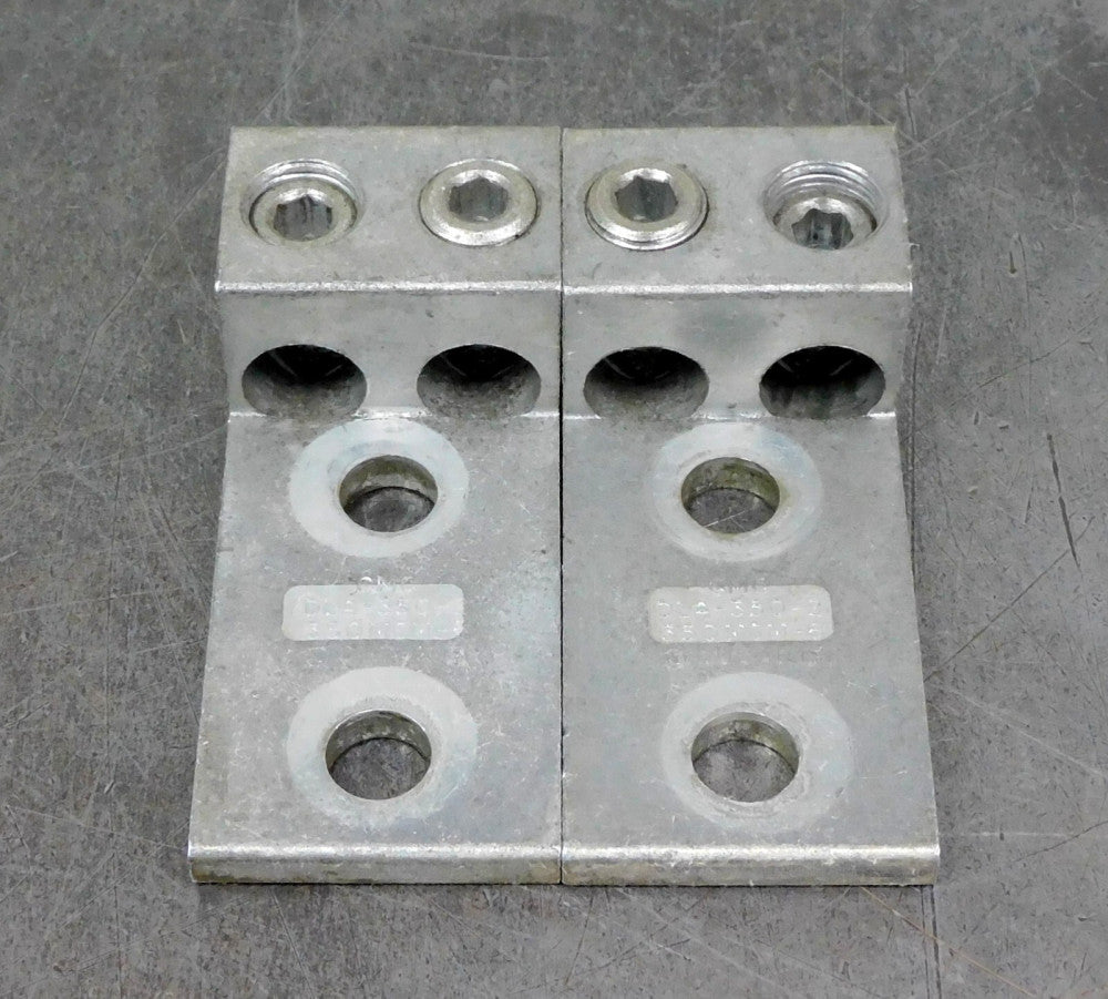 CMC - DLA-350-2 Mechanical Lug Double Barrel Two-Hole 350MCM-6 Lot of Two (2)