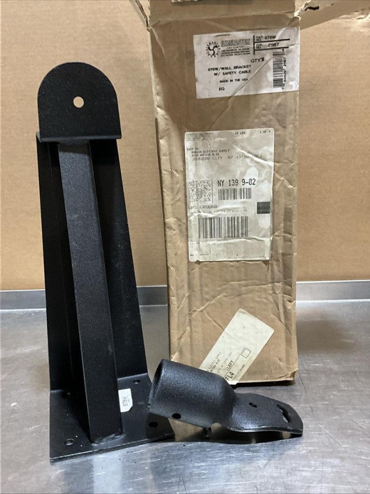 Airmaster 878w Wall Bracket, Safety Cable  Black Nos Surplus