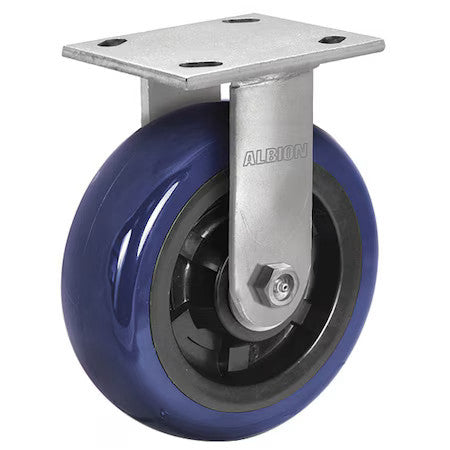 Albion 18Eg05229r 5" X 2" Non-Marking Polyurethane Premium Rigid Caster, No
