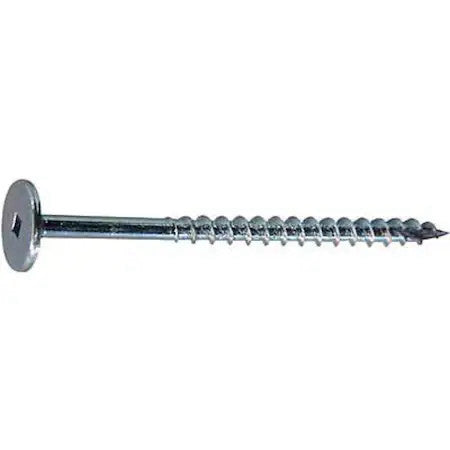 Zoro Select Phz8.1.25 -2000Pc Wood Screw, #10, 1-3/16 In, Zinc Plated Steel