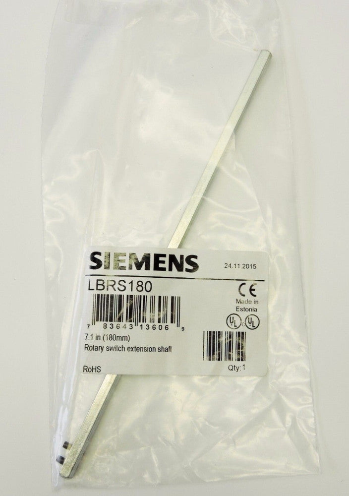 Siemens Lbrs180 Rotary Switch Extension Shaft 7.1" 180mm New FAST FREE SHIPPING