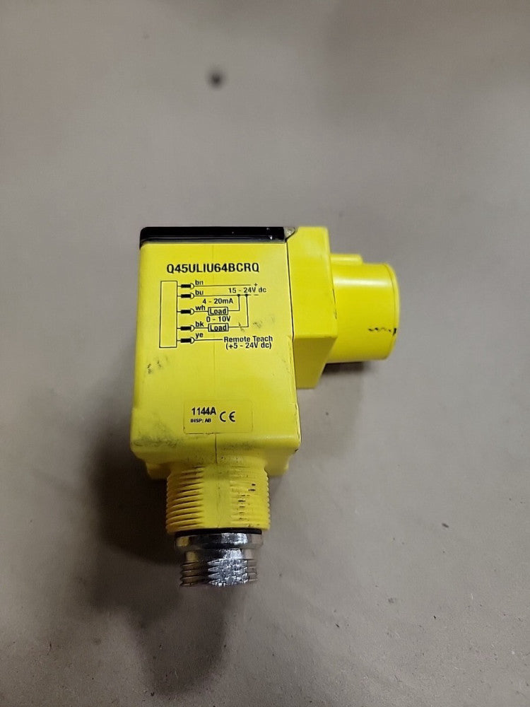 New Banner Q45ULIU64BCRQ Ultrasonic Proximity Sensor