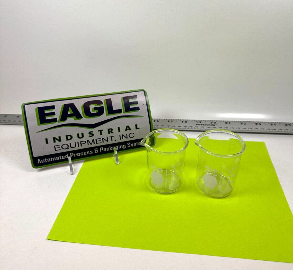Kimax Kimble USA 100ml Beakers 1400 with Spout (Lot of 2) - NEW