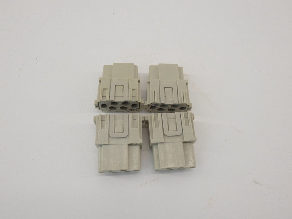 *Lot of 4* ILME CX 06 CF 6 Pin Female Connector Insert 16A - NEW Surplus!