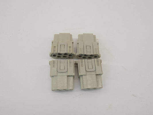*Lot of 4* ILME CX 06 CF 6 Pin Female Connector Insert 16A - NEW Surplus!