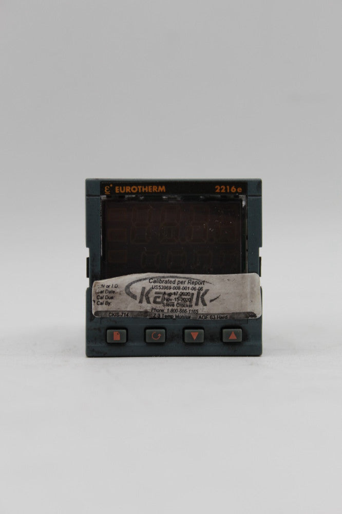 Eurotherm 2216e/CC/VH/L1/XX/RF/2XX/ENG/XXXXX/XXXXXX Temp Contoller/Programmer