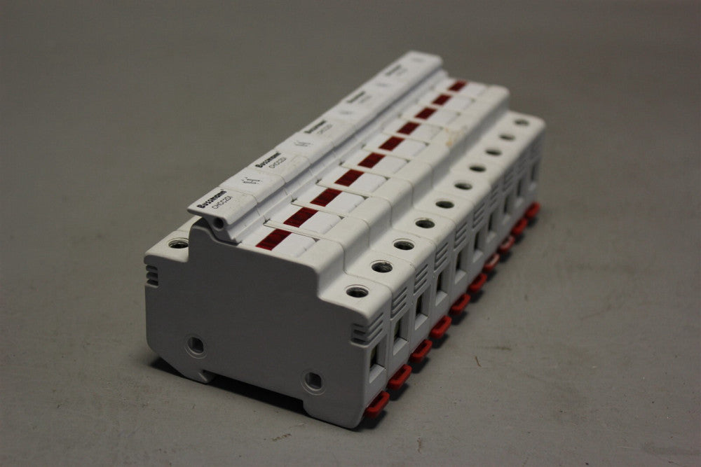 Lot of 5 BUSSMANN FUSE HOLDER 30AMP CHCC2DI