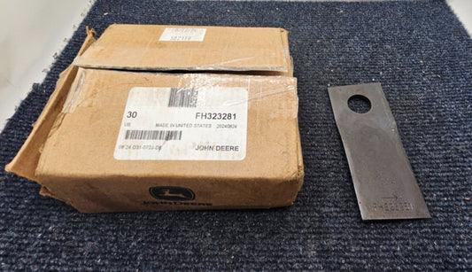 (QTY 30) John Deere FH323281: Counterclockwise Knife for 500R, C350