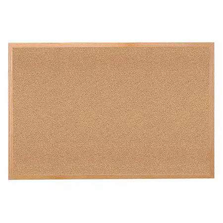 Ghent Wk45 Cork Bulletin Board 60X48", Wood Frame