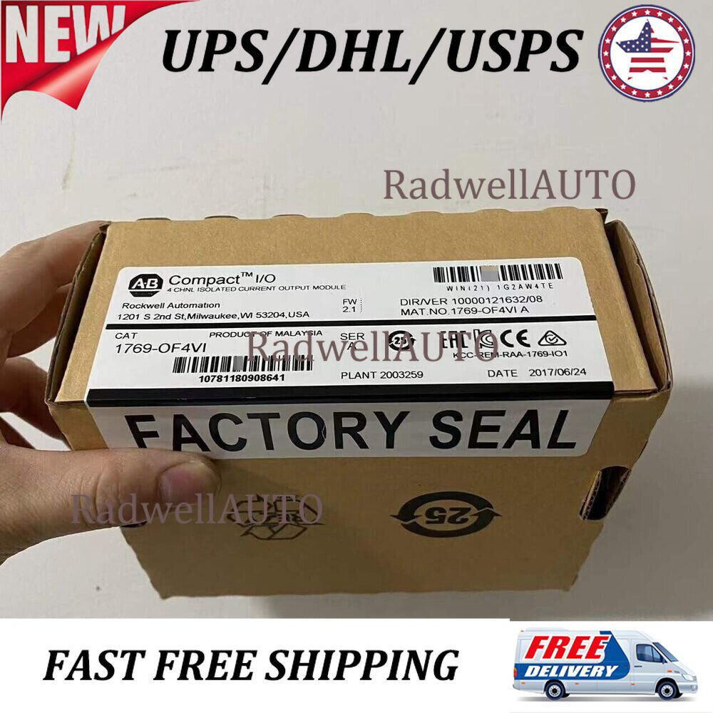1769-OF4VI AB CompactLogix 4 Pt A/O VoltageModule Fast Shipping 1769OF4VI GQ