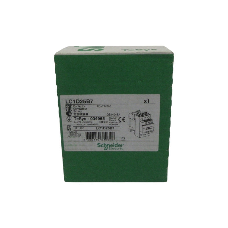 SCHNEIDER ELECTRIC LC1D25B7 24VAC NSFS